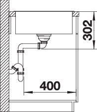 Image du produit Blanco AXIA III 45 S (78 cm, 51 cm)