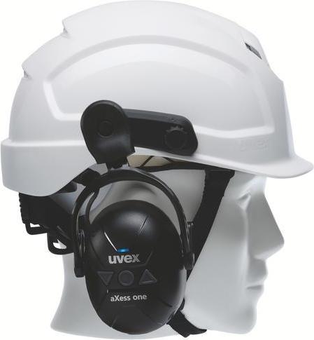 Produktbild Uvex Kapselgehörschutz aXess one Helmkapsel Basiseinheit 2640201 schwarz Grösse L, M, S (1x)