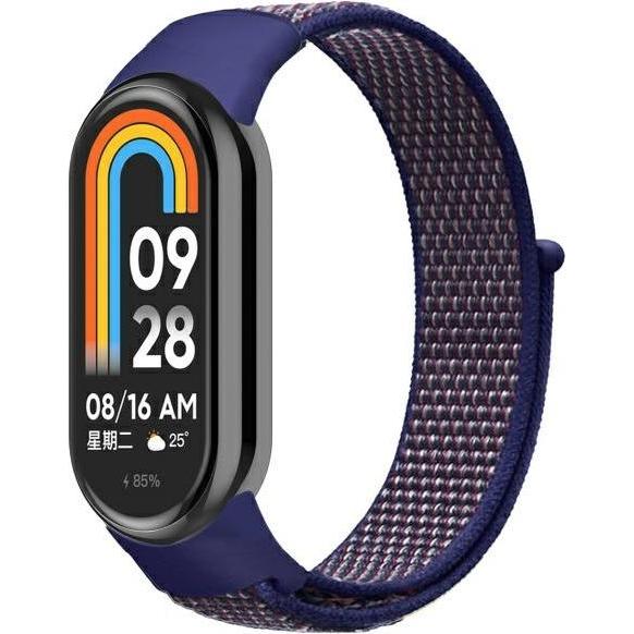 Beline Mi Band 9/8 NylonLoop Strap Navy (Nylon), Cinturini per orologi, Blu
