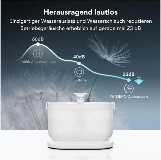 Actual product image Petlibro Dockstream Wireless Pump Water Fountain (2.50 l)