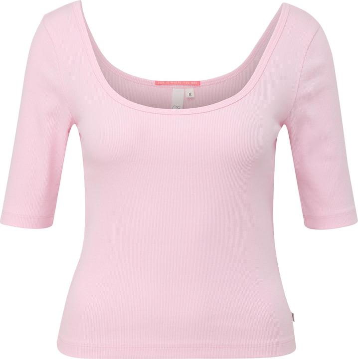 Produktbild S.Oliver T-Shirt Rippshirt mit tiefem Rundhalsausschnitt (XXL)