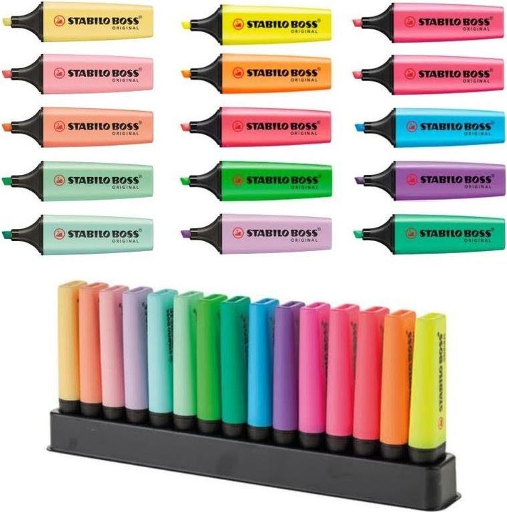Image du produit STABILO Boss Original (Multicolore, 5 mm, 15 x)