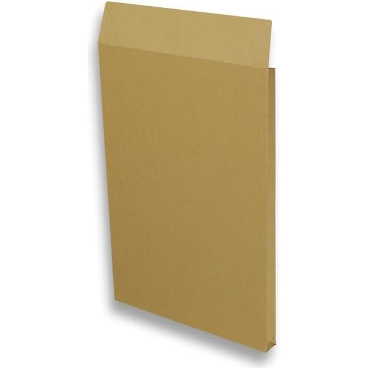 Blanke, Versandtasche + Luftpolstertasche, Faltentaschen 229x324x20mm C4 130g/qm haftklebend VE=250 St. braun (250 x)