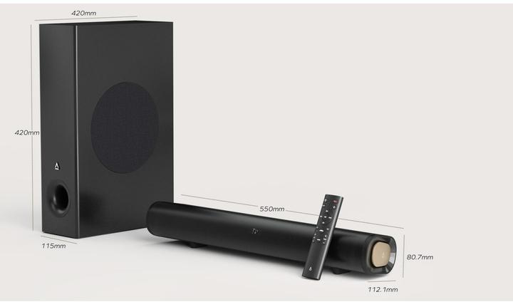 Actual product image Creative Soundbar Stage Pro mit Subwoofer,Bluetooth,USB,schw (160 W, 2.1 Channel)