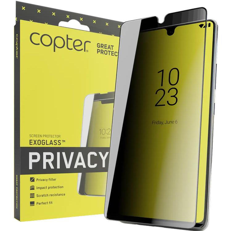 Copter Protezione dello schermo Exoglass Privacy per Samsung Galaxy S22 (Samsung Galaxy S22+), Pellicola protettiva smartphone