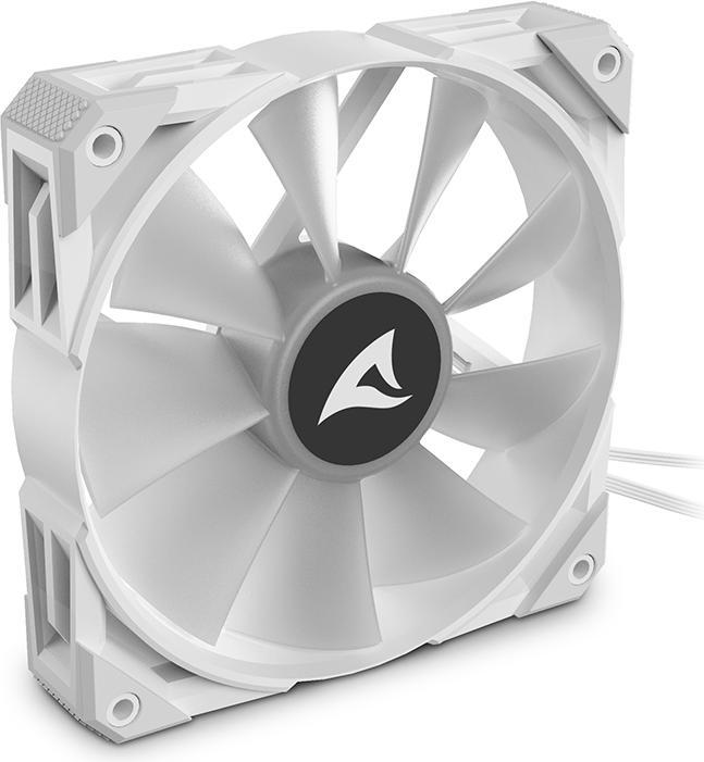 Actual product image Sharkoon Rebel F50 PWM ARGB White (120 mm)