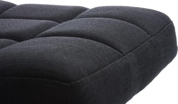 Produktbild Swisshandel24 Barhocker Peru STOFF, schwarz