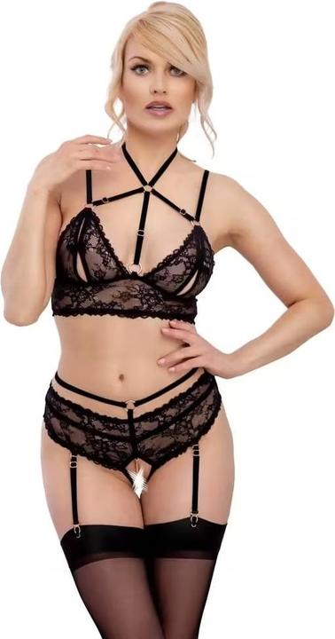 Produktbild Abierta Fina BH Set schwarz S (S)