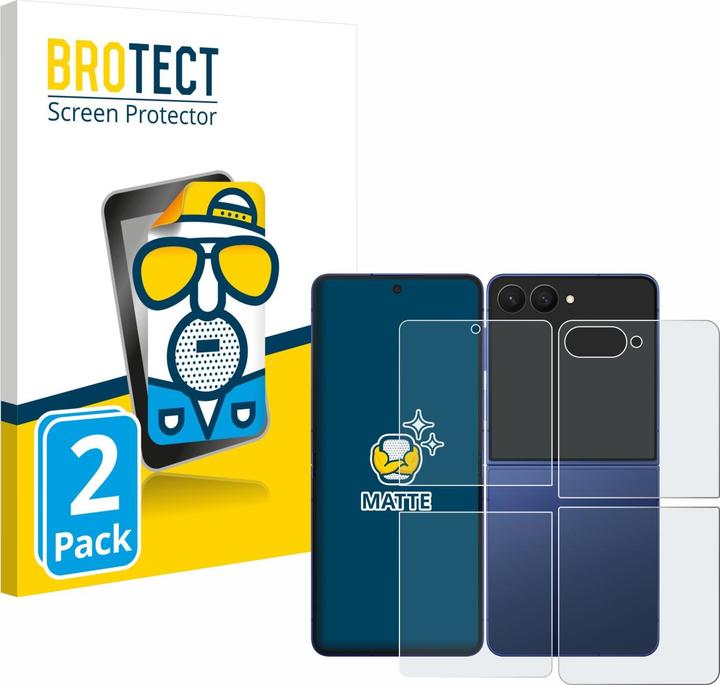 Produktbild BROTECT Entspiegelungsfolie Displayschutz Displayschutzfolie Folie Matt (2 Stk., Samsung Galaxy Z Flip7)
