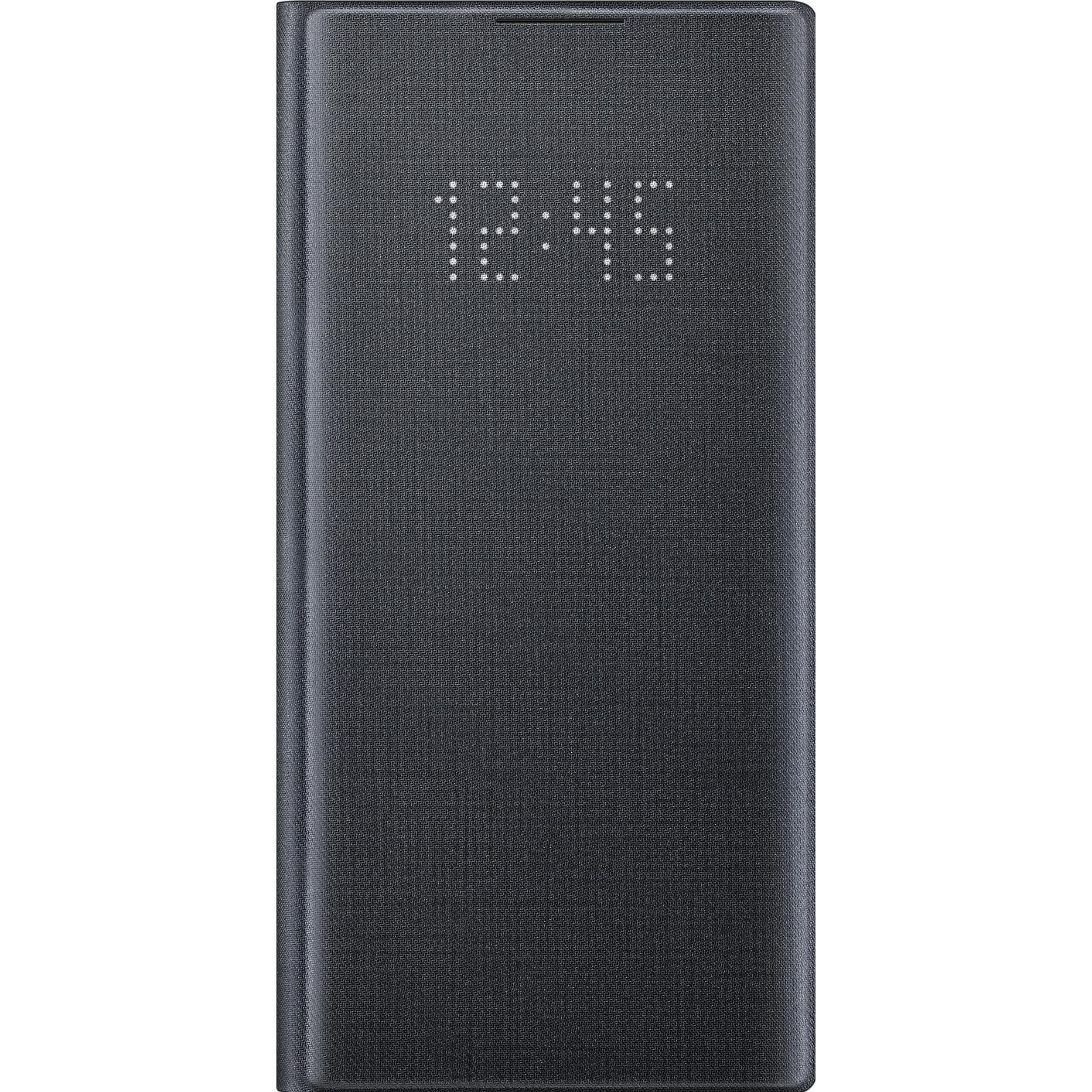Samsung LED View Cover (Samsung Galaxy Note 10), Smartphone Hülle, Schwarz