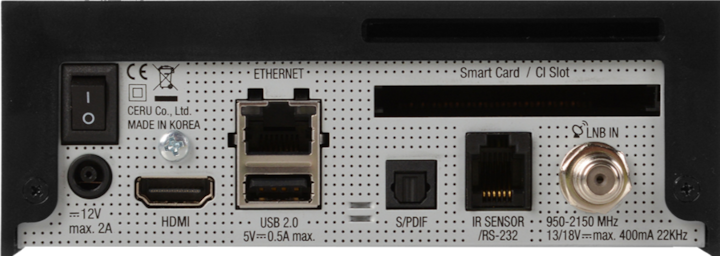 Actual product image Vu+ Zero 4K (2 GB, DVB-S2X, CI Shaft)