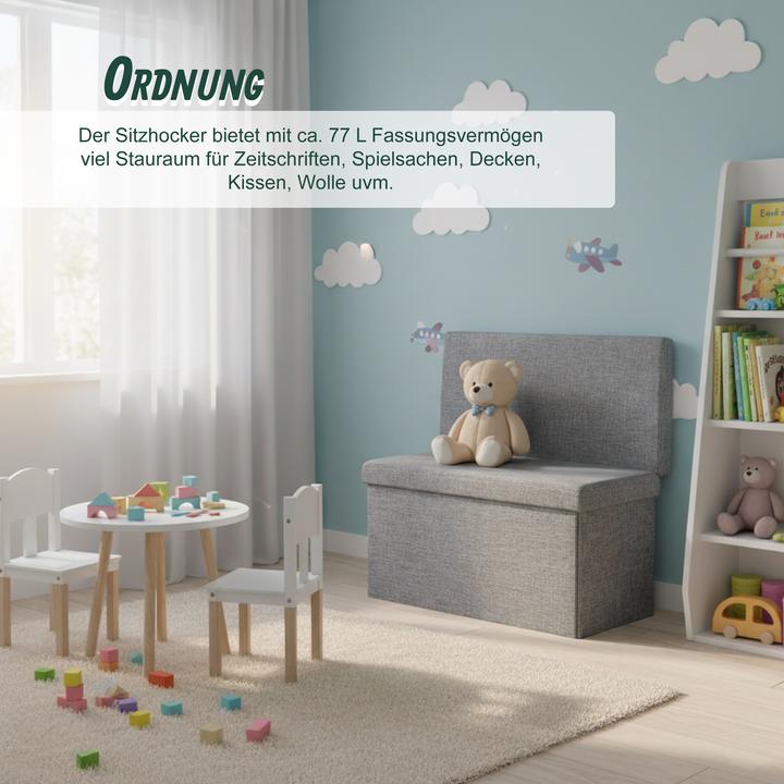 Actual product image Relaxdays Foldable seat stool