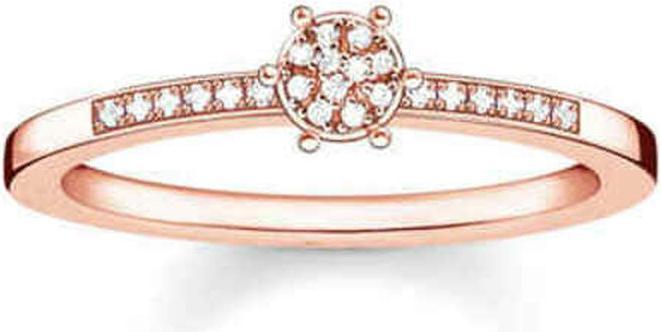 Actual product image Thomas Sabo Ring Sparkling Circles (54, 925 Silver)