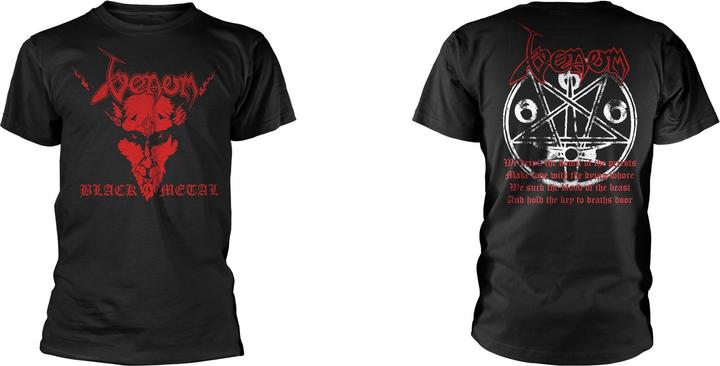 Produktbild Venom Black Metal Red Print (L)