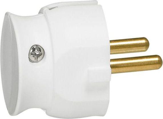 Immagine prodotto Legrand Spina Schuko U/J, angolare, plastica, bianca