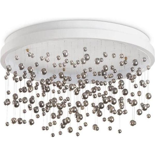 Ideal lux, Wandleuchte + Deckenleuchte, ARMONY Deckenleuchte ⌀600mm dimmbar Weiss 315805