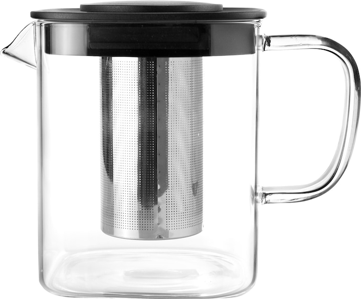 Immagine prodotto Ibili Bollitore per tè in vetro con filtro da 1 litro Ideale per preparare tè e caffè (1 l)