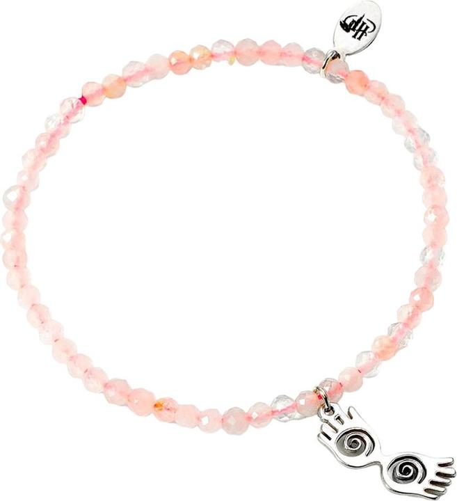 Actual product image Rose Quartz Spectrespecs Charm Bracelet (100% metal)