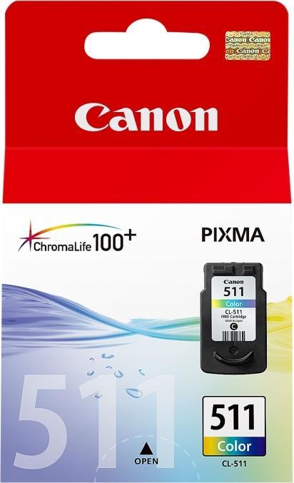 Actual product image Canon CL-511 BLISTER W/O SEC (M, C, Y)