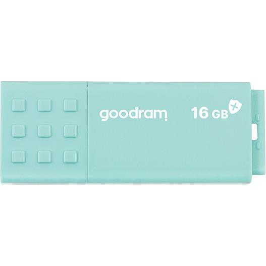 Goodram UME3 USB 3.0 16GB Care (16 GB, USB 3.0), USB Stick, Türkis