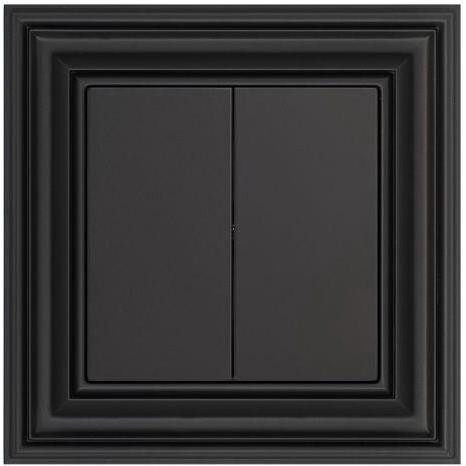 Liregus, Lichtschalter + Storenschalter, IJ5.10-203-01.R/ON59 2G. SWITCH