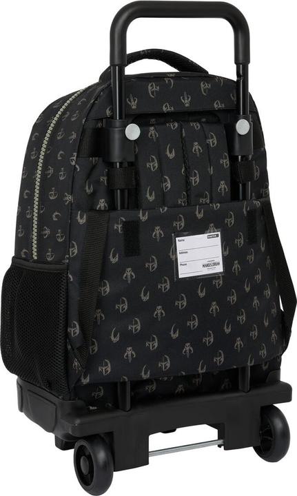 Image du produit The Mandalorian Sac à dos scolaire à roulettes This is the way Noir 33 X 45 X 22 cm