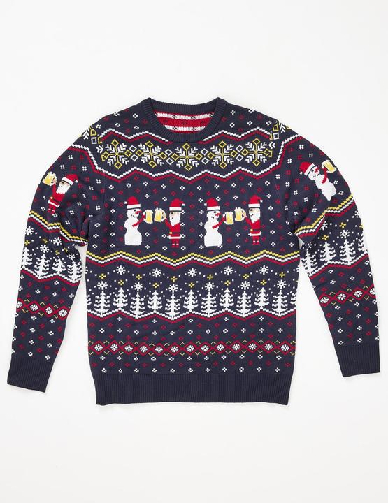 Jule-Sweaters - Cheers Santa sweater (XL)