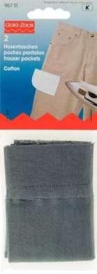 Actual product image Prym Trouser pockets 1/2 for ironing on (2 pieces) (2 x)