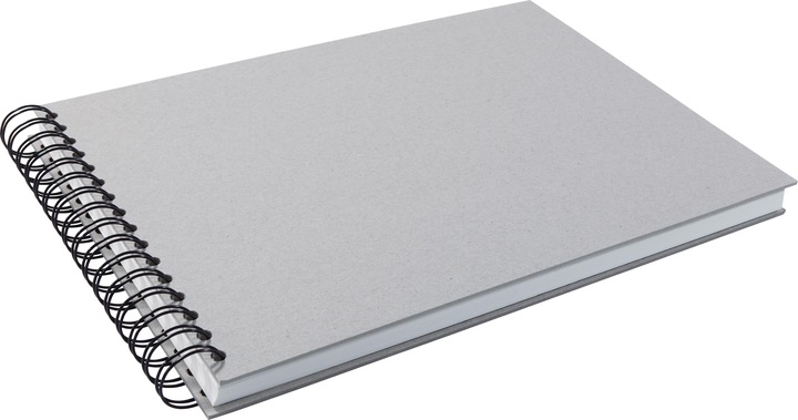 Actual product image Sigel Spiral drawing paper book (A4, Plain, Hardcover)