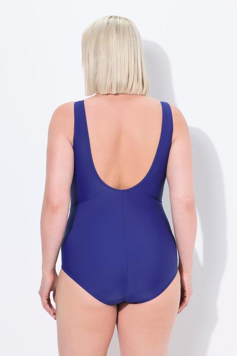 Immagine prodotto Ulla Popken Costume da bagno con drappeggio, gradiente di colore, coppe morbide e materiale riciclato (48)