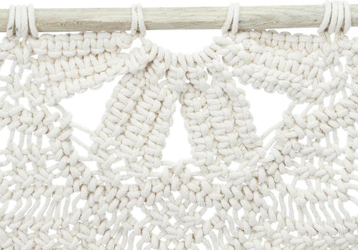 Actual product image Relaxdays Macramé wall hanging (60.5 x 1.5 x 65 cm)