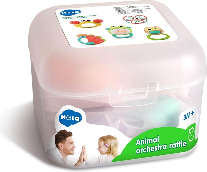 Actual product image Moni hochet set orchestre d'animaux