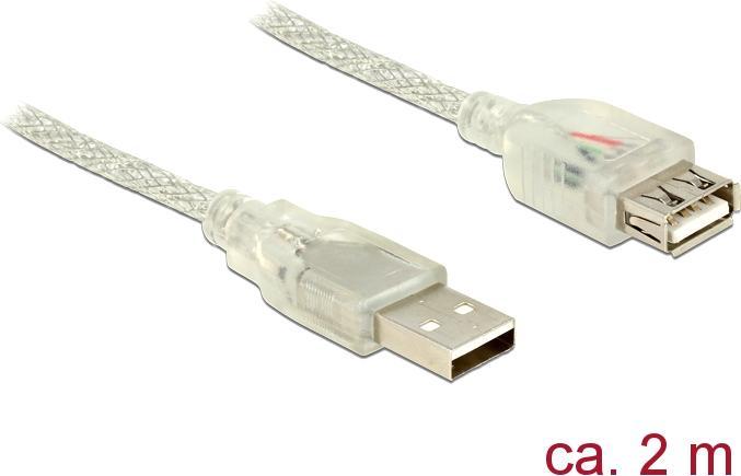 Productafbeelding Delock USB-A - USB-A uitbreiding (2 m, USB 2.0)