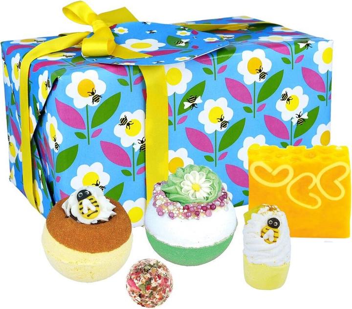 Image du produit Bomb Cosmetics Set de bain 5 pièces fait main et enveloppé Just Bee Yourself (Bombe de bain)