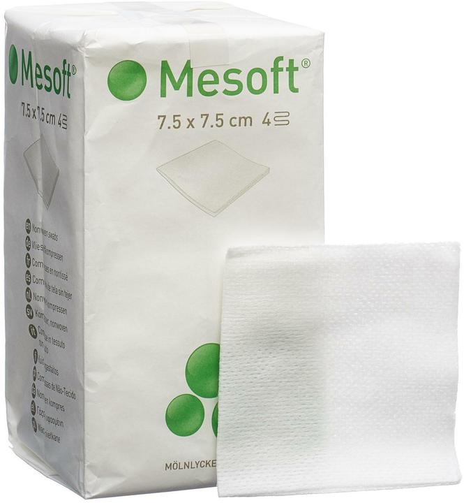 Produktbild Mesoft Vlies-Kompresse unsteril 7,5 x 7,5 cm