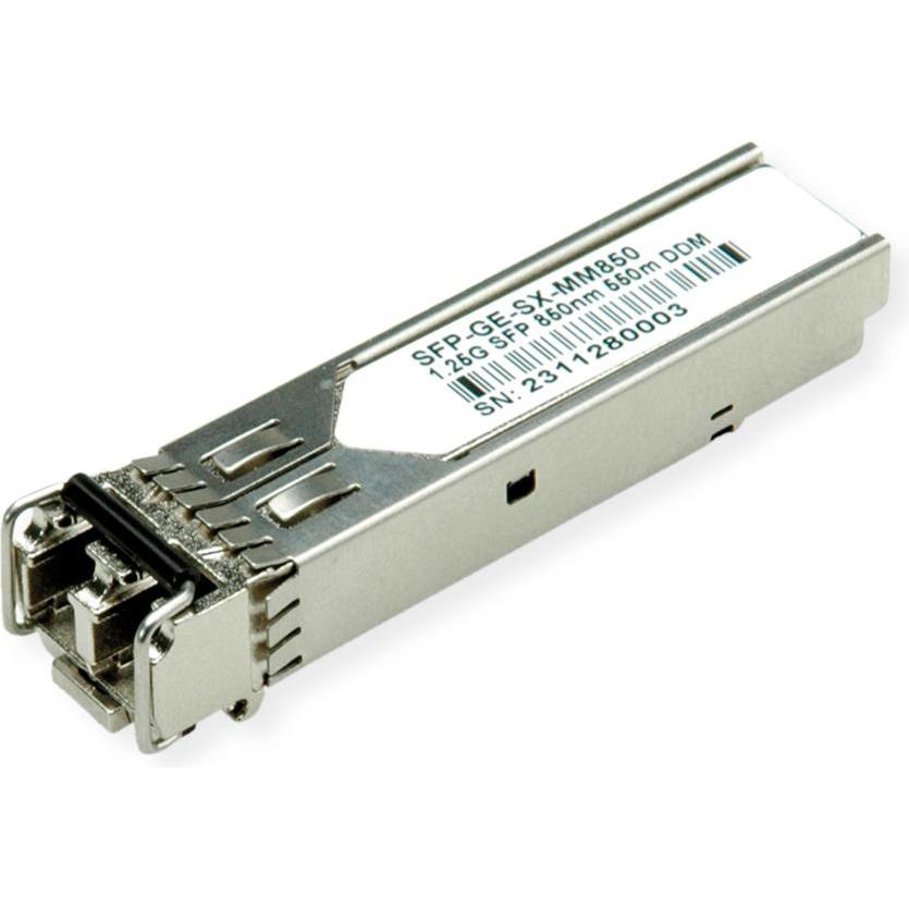 Value SFP Modul (MiniGBIC) SX/LC, 1/1,25G, Transceiver, Silber