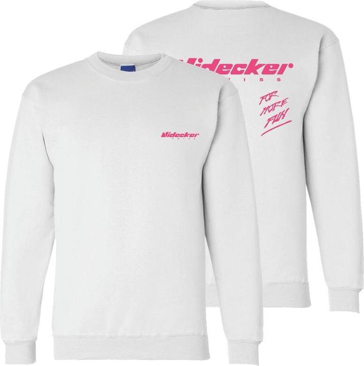 Immagine prodotto Nidecker Felpa Snowsurf Bianco-Rosa (M, L, XL)