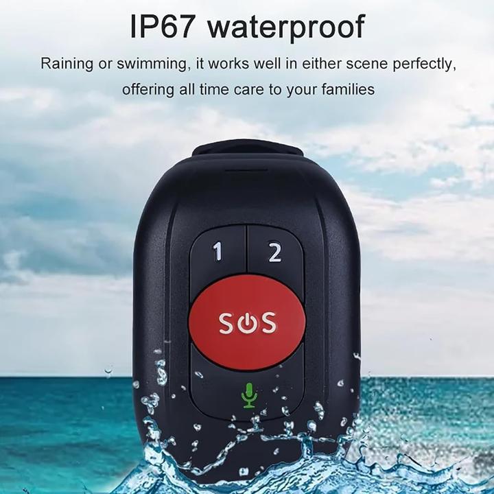 Produktbild Seremy GPS-Smartwatch für Senioren mit Herzfrequenz- und Blutdrucküberwachung, Sturzerkennung, Wasserdicht