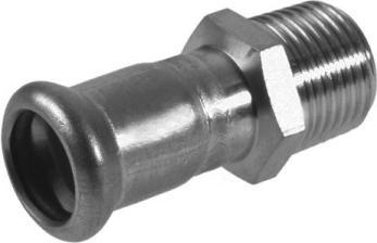 Actual product image Aalberts VSH ovg.m.np.76,1 mmX2.1/2" - M-bakke XPress rustfri press (Press connection)