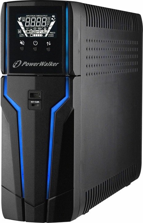 Image du produit Powerwalker Onduleur VI 1000 GXB FR Line-Int (1000 VA, 600 W, Line-interactive Onduleur)