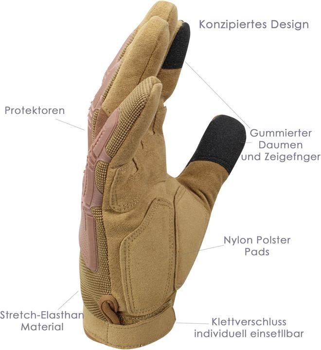 Produktbild Normani Fingerhandschuhe ARMY GLOVES Specialist (XXL)