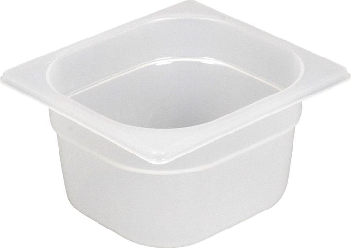 GN Schalen Bac GN 1/6 transparent blanc 100 mm (GN 1/6, 0.10 l)