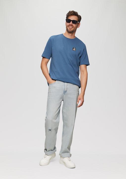 Produktbild S.Oliver T-Shirt T-Shirt mit gesticktem Patch (XS)