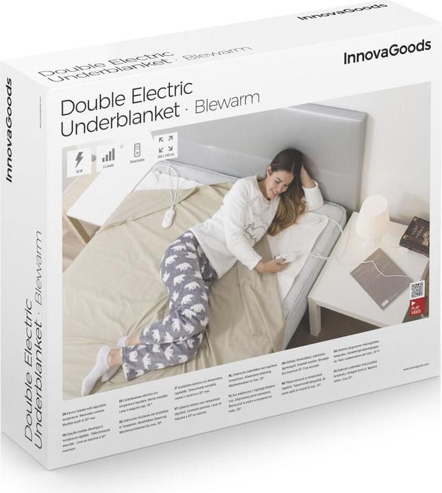 Produktbild InnovaGoods Elektrisches Wärmeunterbett für Doelbett Blewarm 60+60 W 140 x 160 cm (140 x 160 cm)