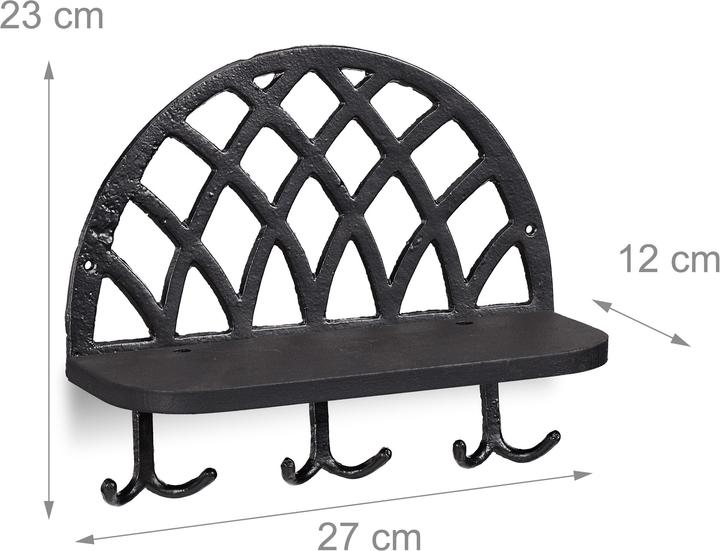 Image du produit Relaxdays Schlüsselbrett (27 x 12 x 23 cm)