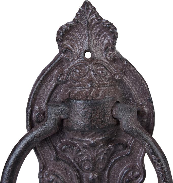 Actual product image Relaxdays Retro Knocking Ring, Cast Iron