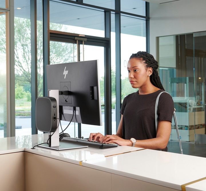 Produktbild HP Thin Client t540 12H30EA AMD Ryzen R1305G (Embedded) (AMD Ryzen Embedded R1305G, 8 GB, Radeon RX Vega 3)
