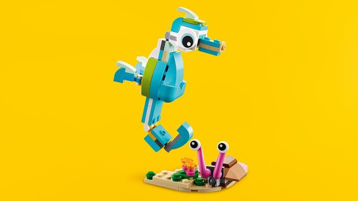 Produktbild LEGO Delfin und Schildkröte (31128, LEGO Creator 3-in-1)
