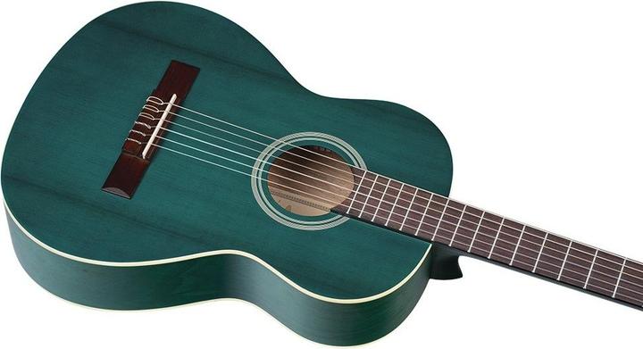 Actual product image Ortega Student Series RST5M-3/4OC 3/4-Size Guitar Ocean Blue klassieke gitaar 3/4-model (Classical guitar)