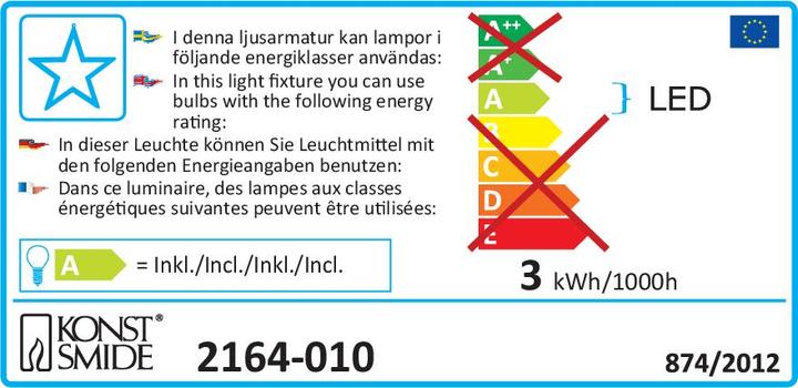 Energie-Label Konstsmide Stern